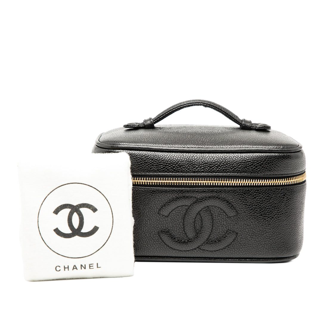Chanel CC Caviar Vanity Bag