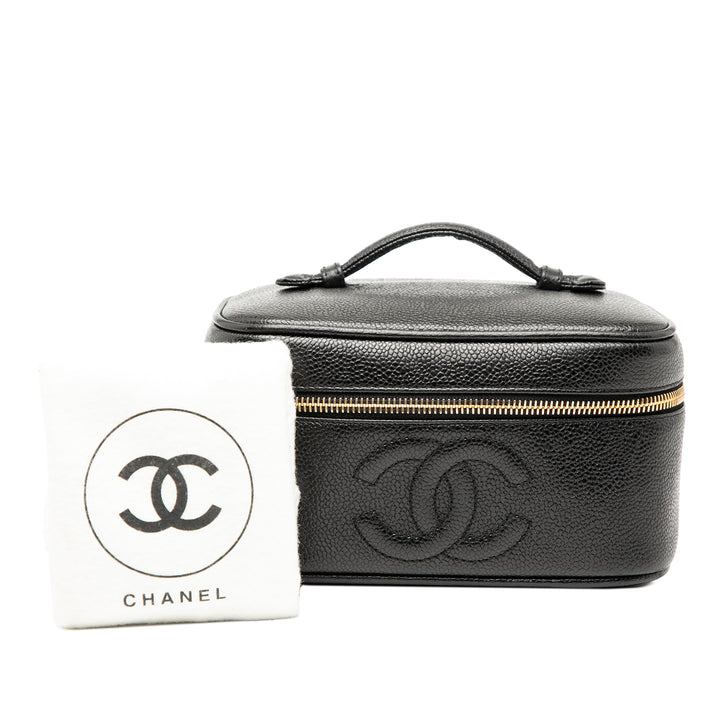 Chanel CC Caviar Vanity Bag