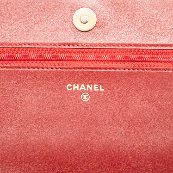 Chanel Matelassé Caviar Boy Wallet on Chain
