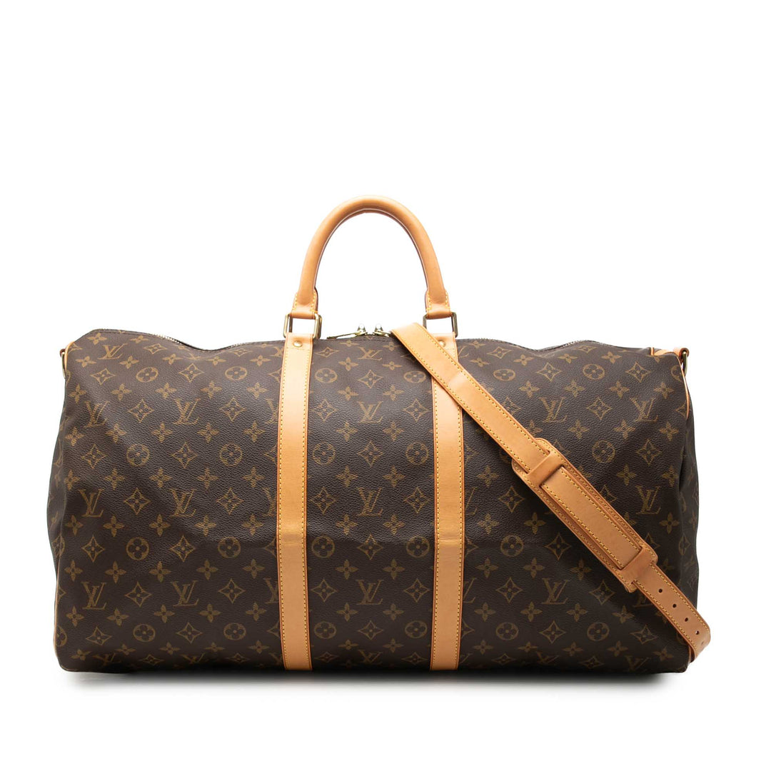 Keepall Bandouliere 55 Monogram Marron