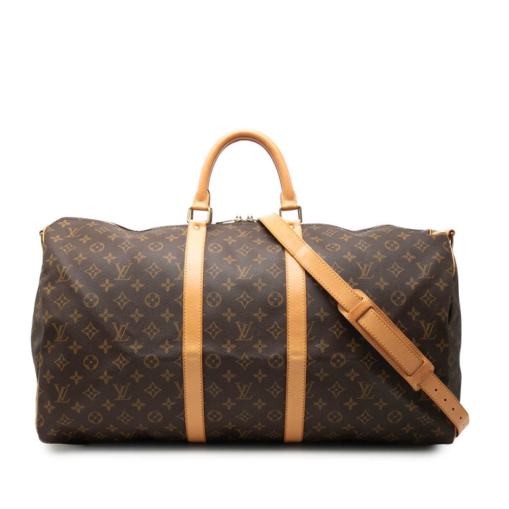 Keepall Bandouliere 55 Monogram Marron