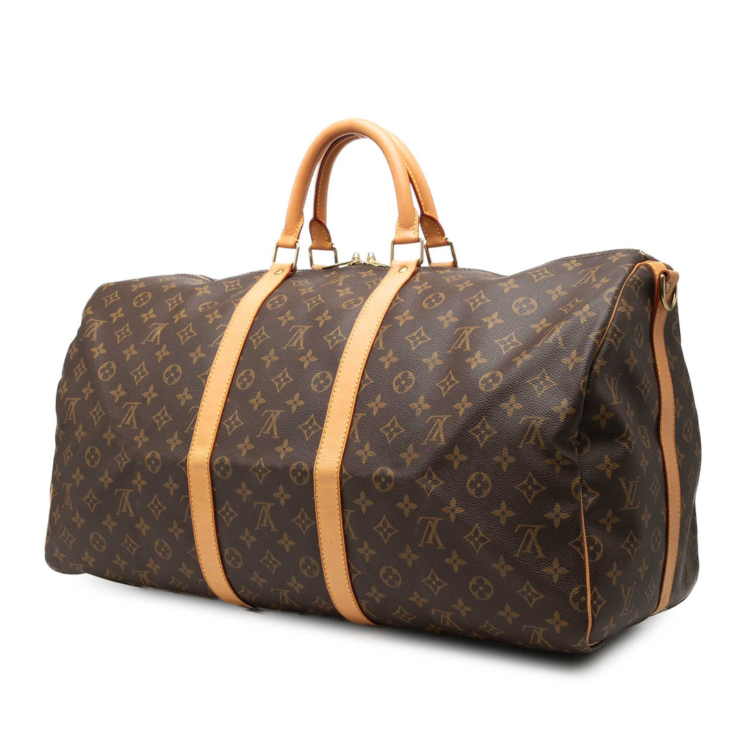 Keepall Bandouliere 55 Monogram Marron