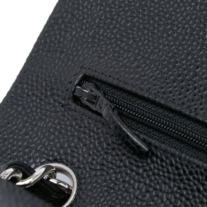 Jumbo Classic Caviar Double Flap Black - Gaby Paris