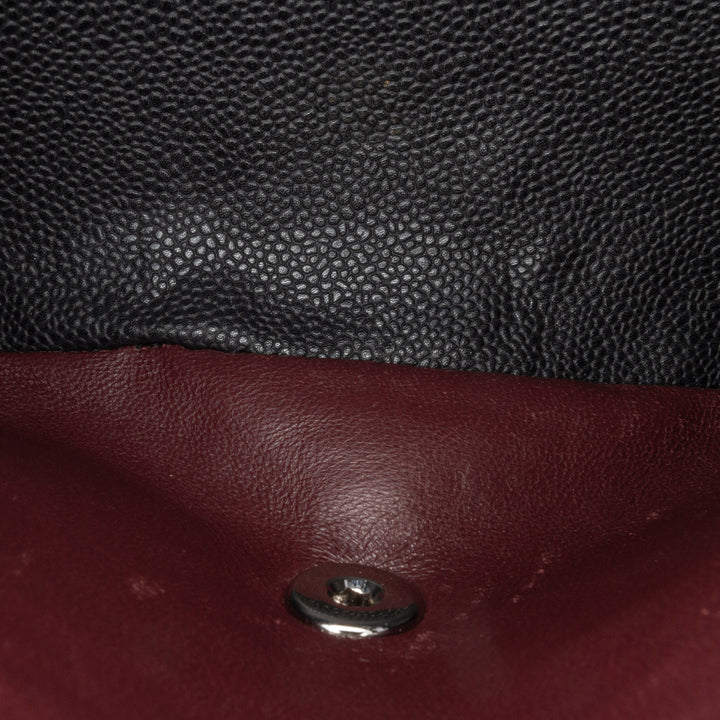 Jumbo Classic Caviar Double Flap Black - Gaby Paris