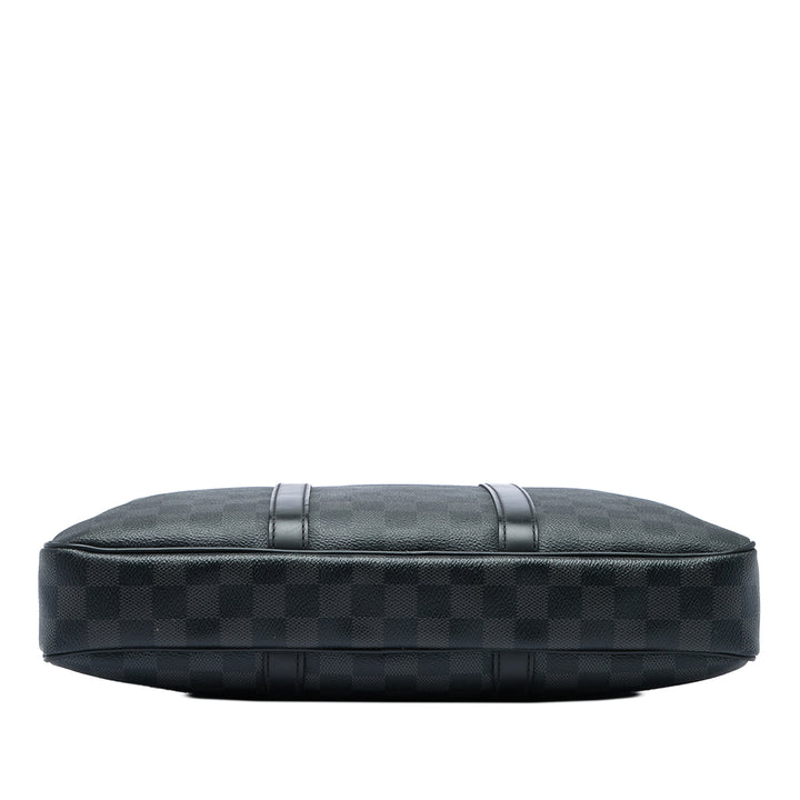 Louis Vuitton Porte Documents Voyage PM Damier Graphite Noir – vue 3 – GABY PARIS