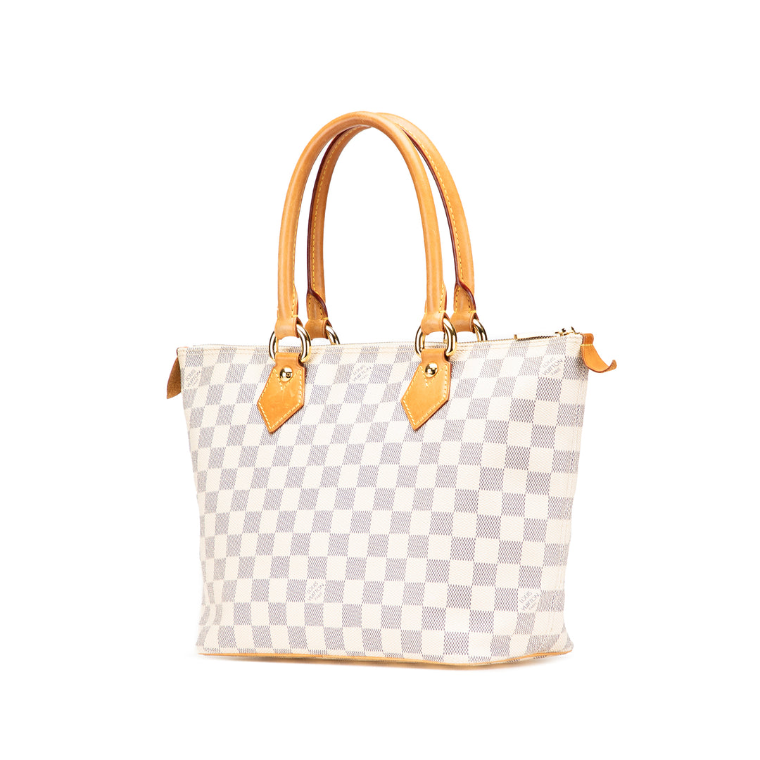 Damier Azur Saleya PM White - Gaby Paris