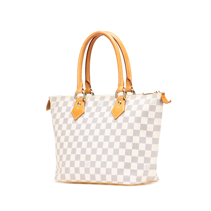 Damier Azur Saleya PM White - Gaby Paris