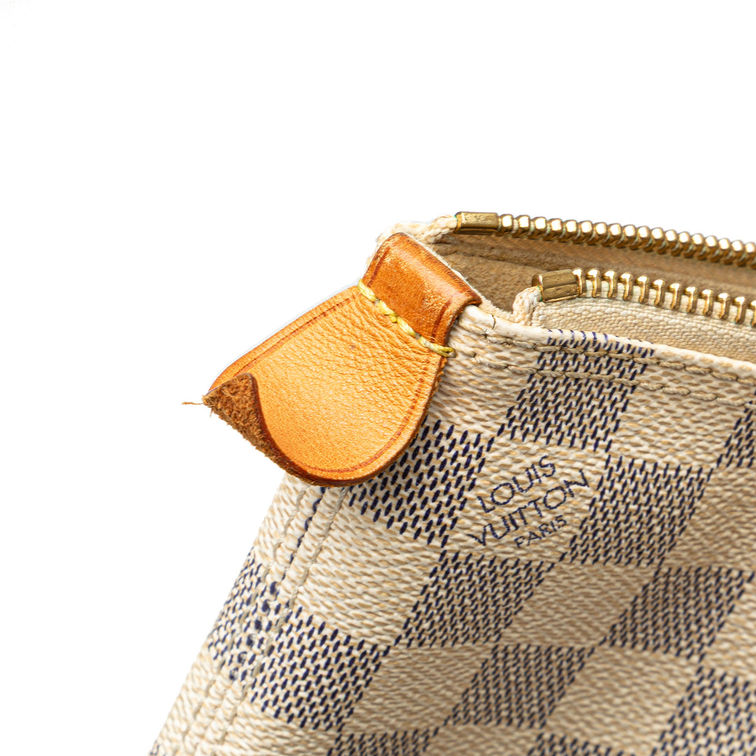 Damier Azur Saleya PM White - Gaby Paris