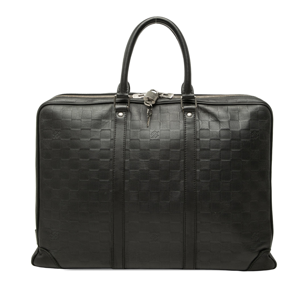 Louis Vuitton Porte-Documents Voyage Damier Infini Noir