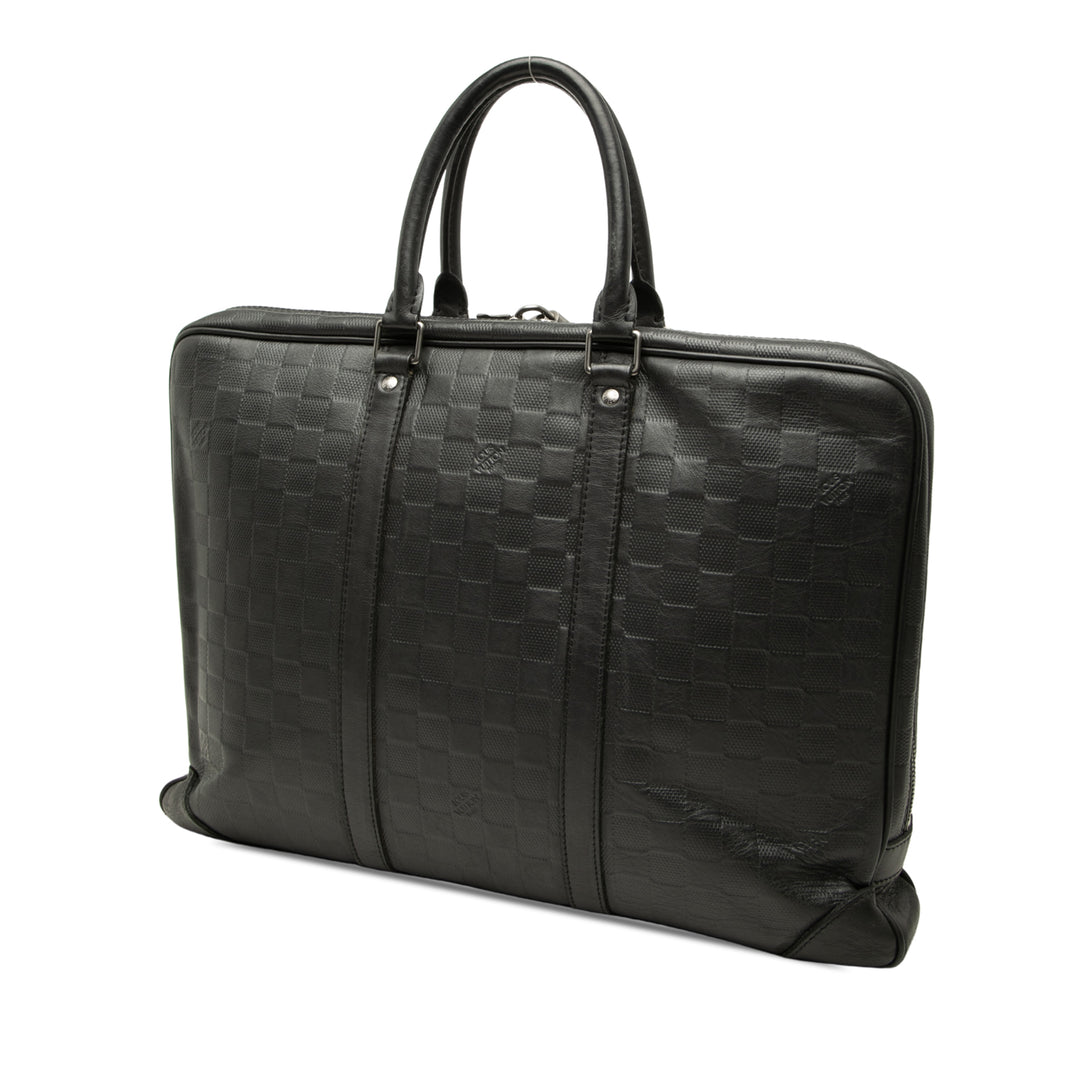 Louis Vuitton Porte-Documents Voyage Damier Infini Noir