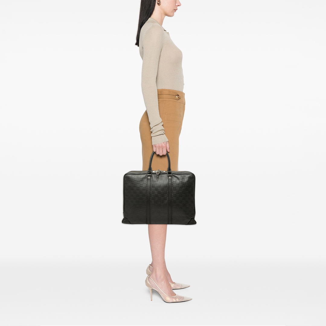 Louis Vuitton Porte-Documents Voyage Damier Infini Noir