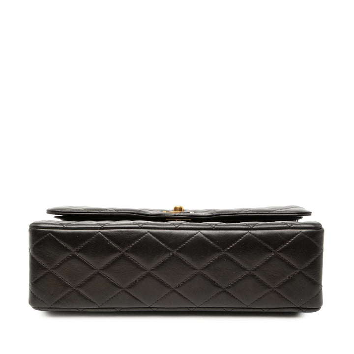 Chanel Medium Matelassé Cuir d’agneau et Combo CC Double rabat