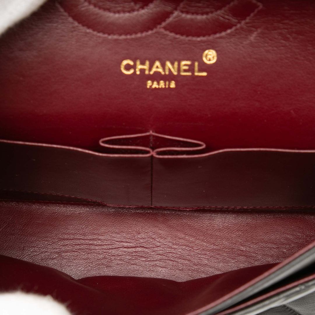 Chanel Medium Matelassé Cuir d’agneau et Combo CC Double rabat