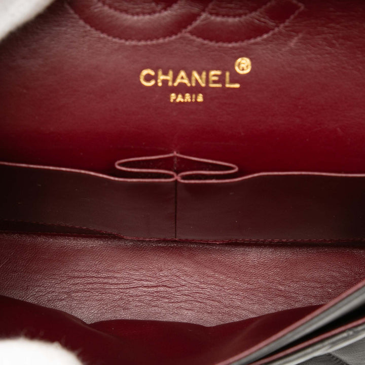 Chanel Medium Matelassé Cuir d’agneau et Combo CC Double rabat