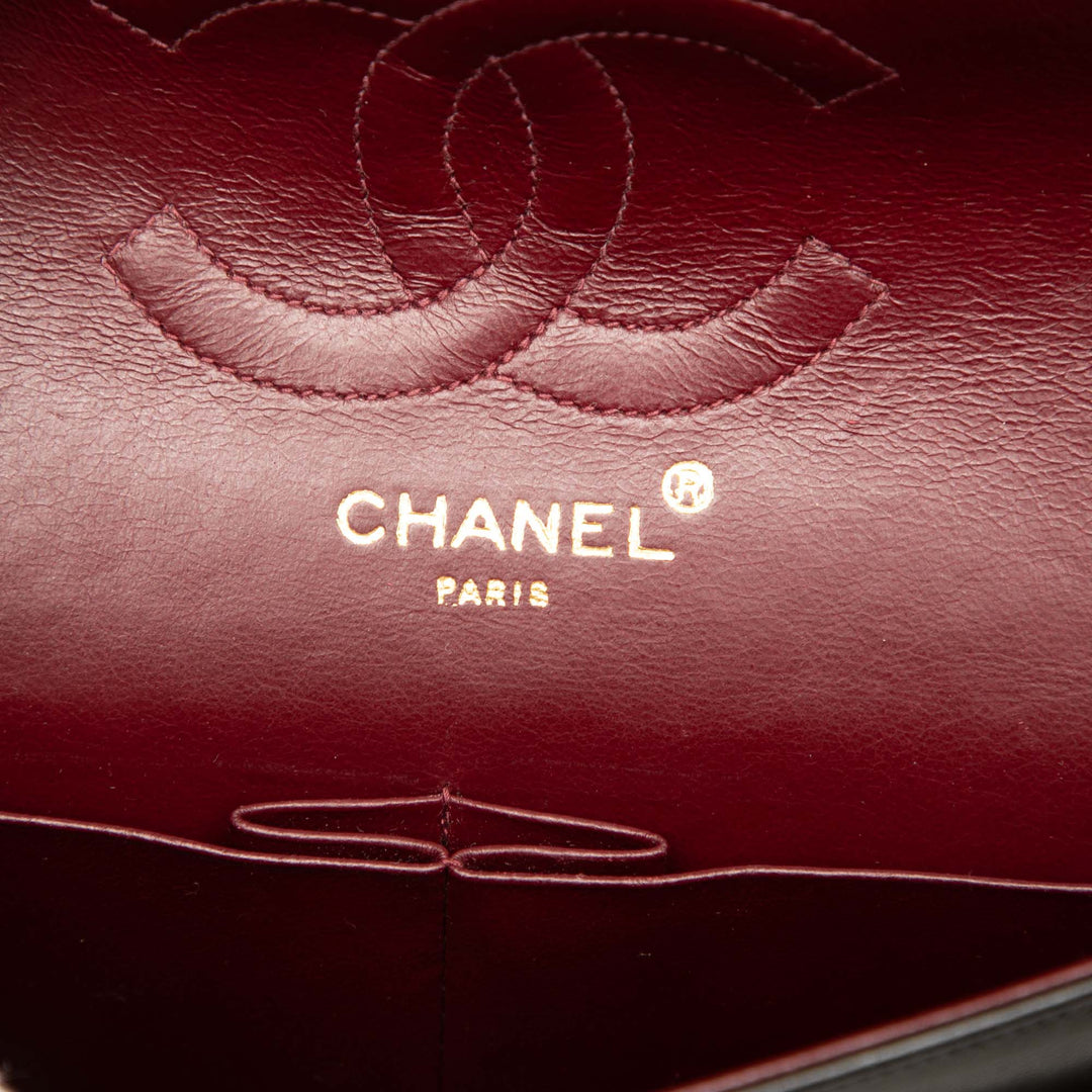 Chanel Medium Matelassé Cuir d’agneau et Combo CC Double rabat