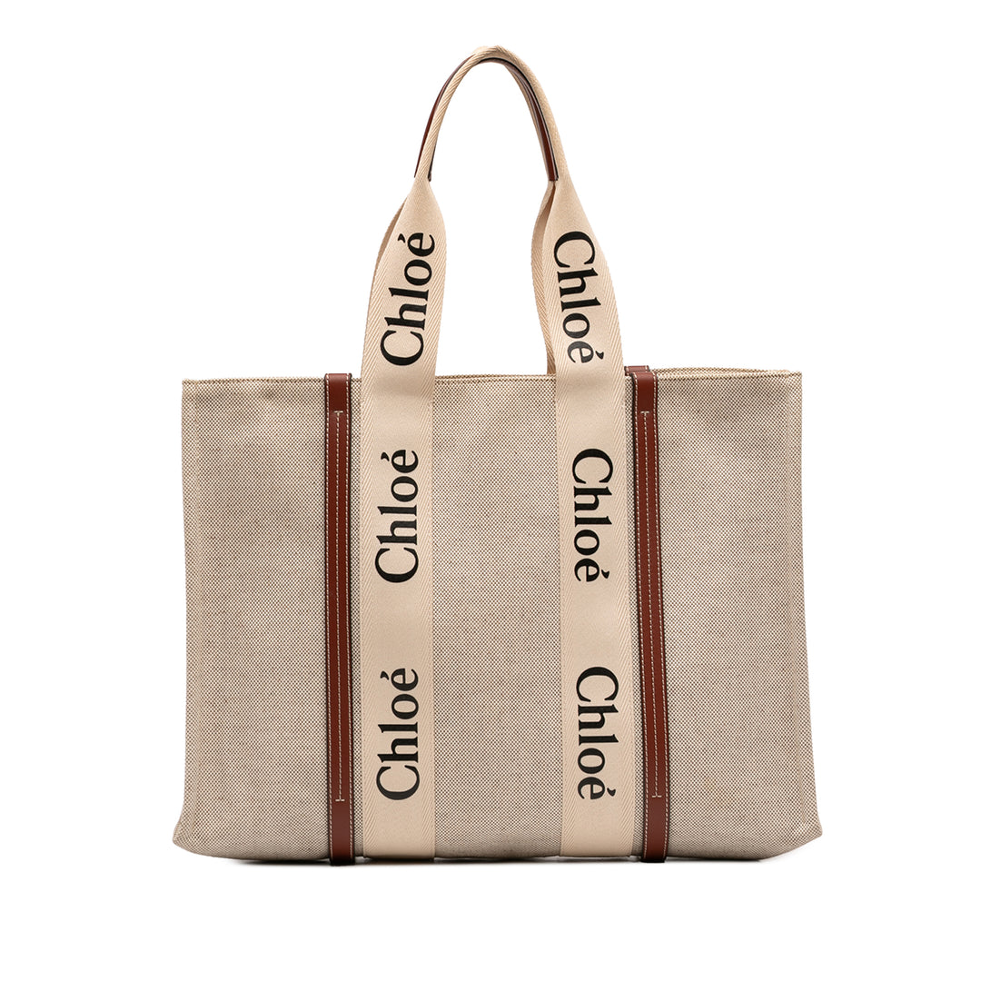Chloé Large Toile Woody Cabas