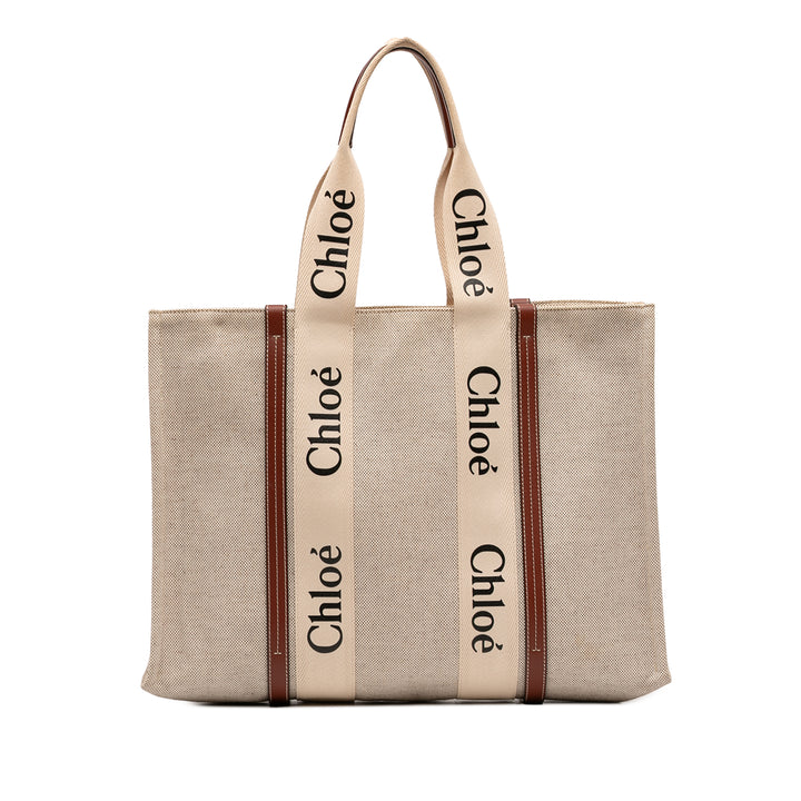 Chloé Large Toile Woody Cabas