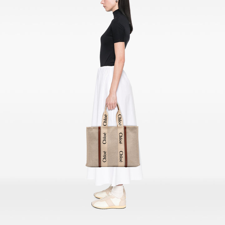 Chloé Large Toile Woody Cabas