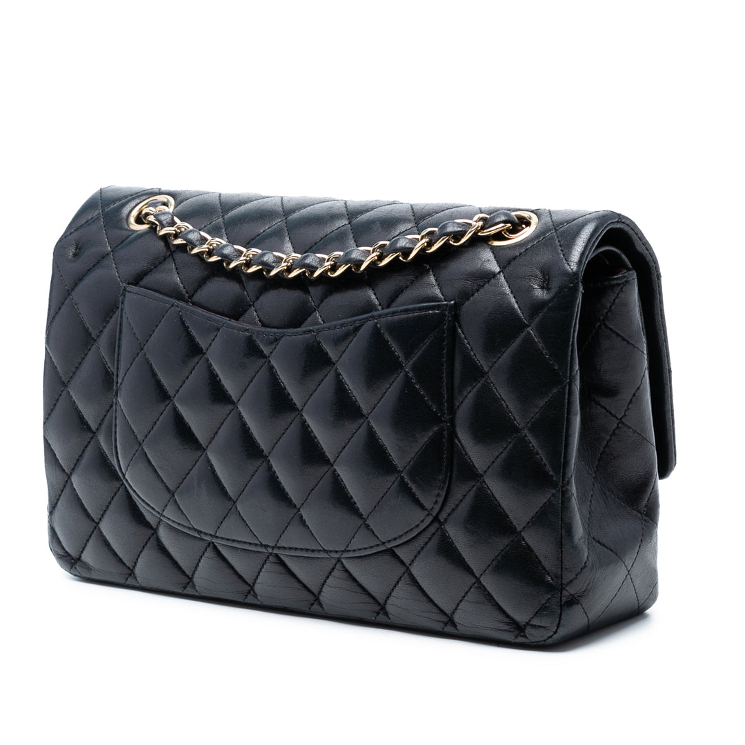 Chanel Medium Classic Cuir d’agneau Double rabat