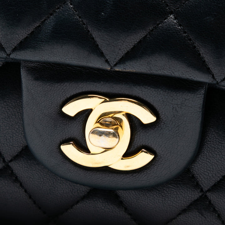 Chanel Medium Classic Cuir d’agneau Double rabat
