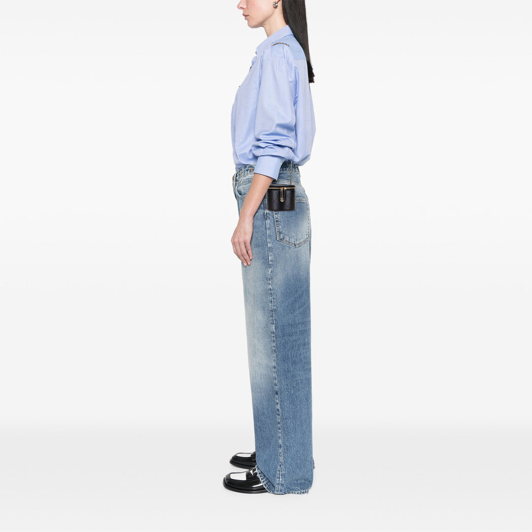 Chanel Matelassé Cuir d’agneau Chain et Charm Vanity Étui