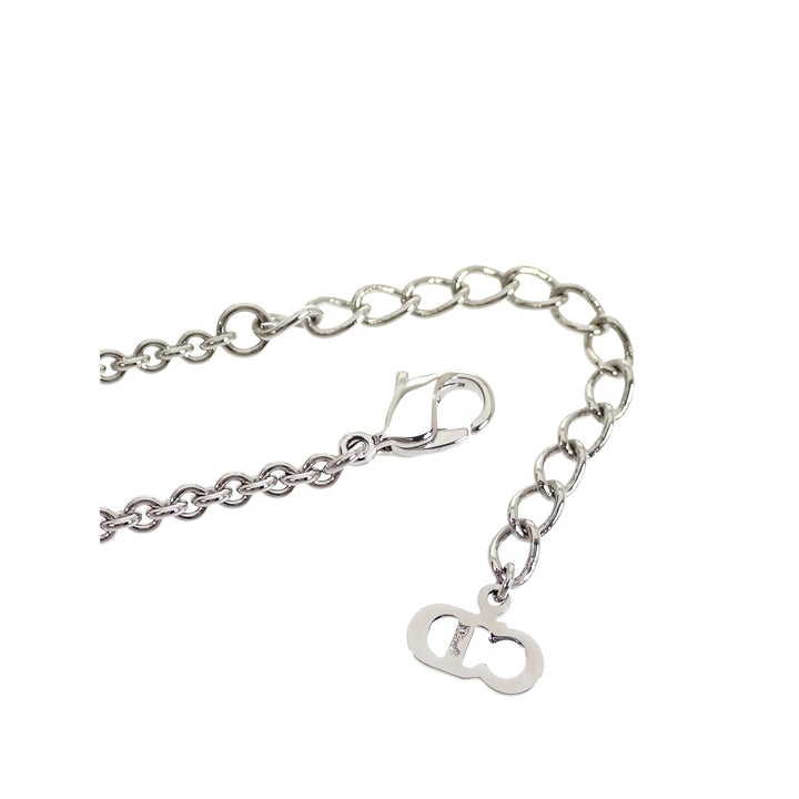 Dior Collier Finish Dangling Letters Pendant Argenté – vue 12 – GABY PARIS