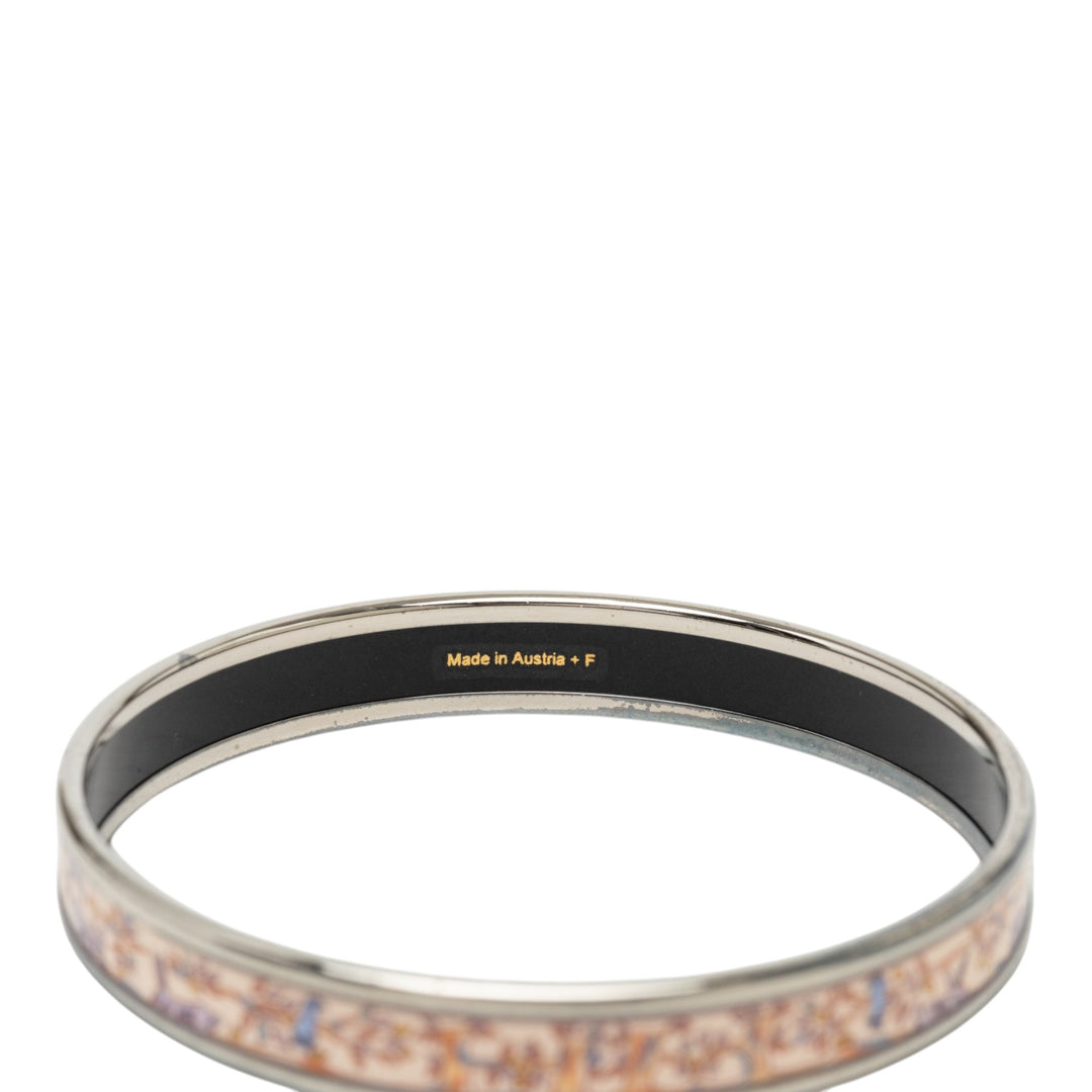 Narrow Émail Forest Animals Bangle Bracelet 65 Other Rose