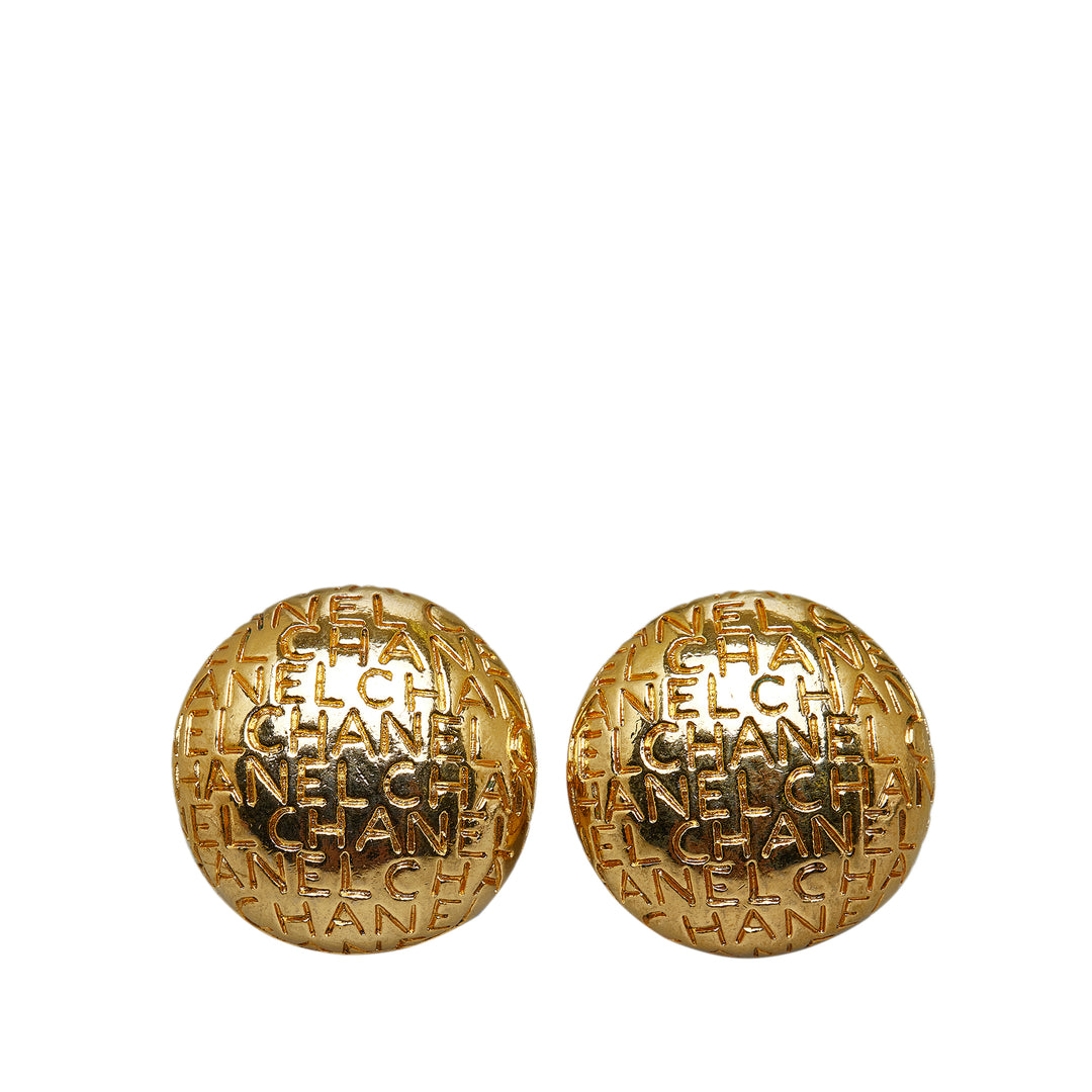 CC Clip On Earrings Gold - Gaby Paris