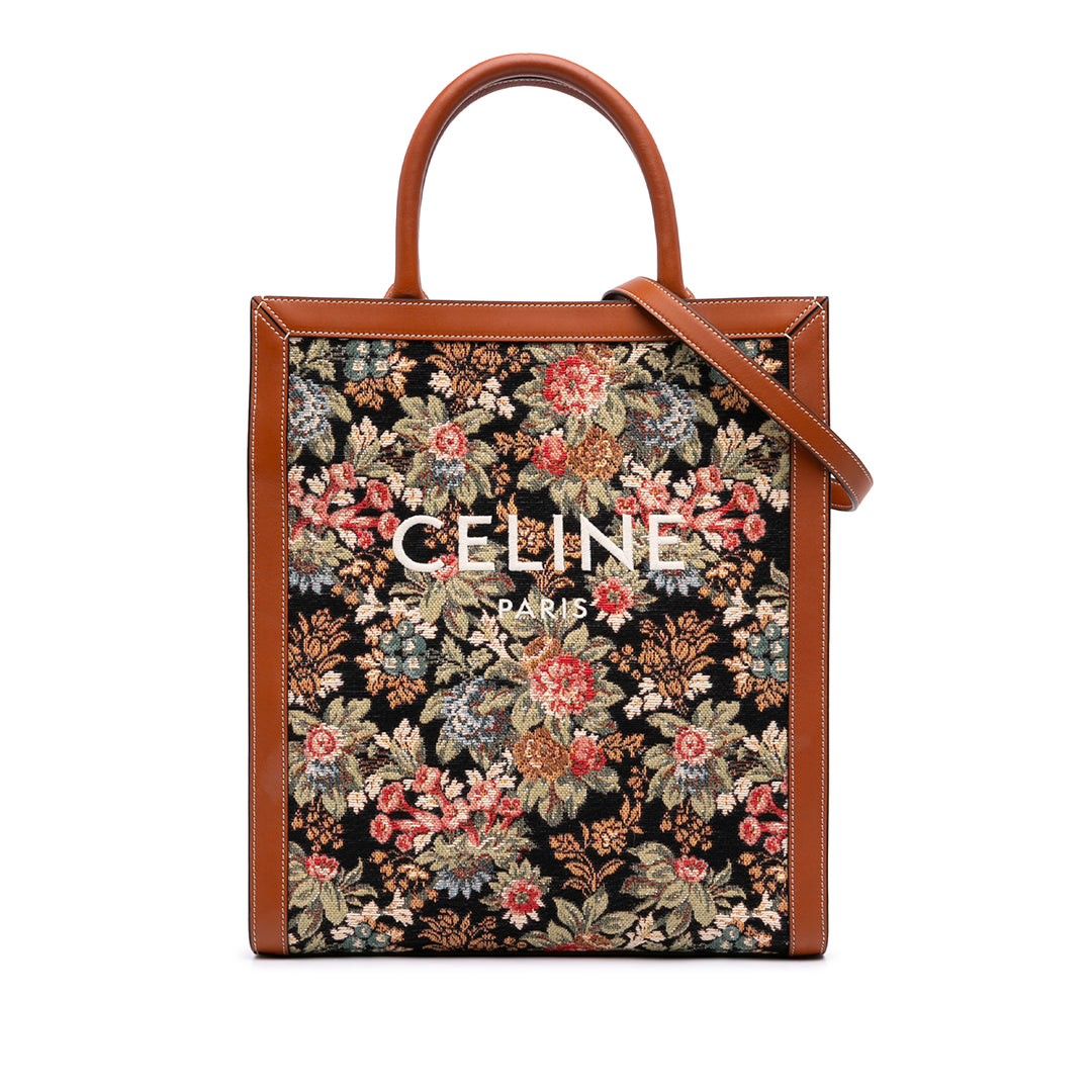 Celine Small Jacquard Cabas vertical