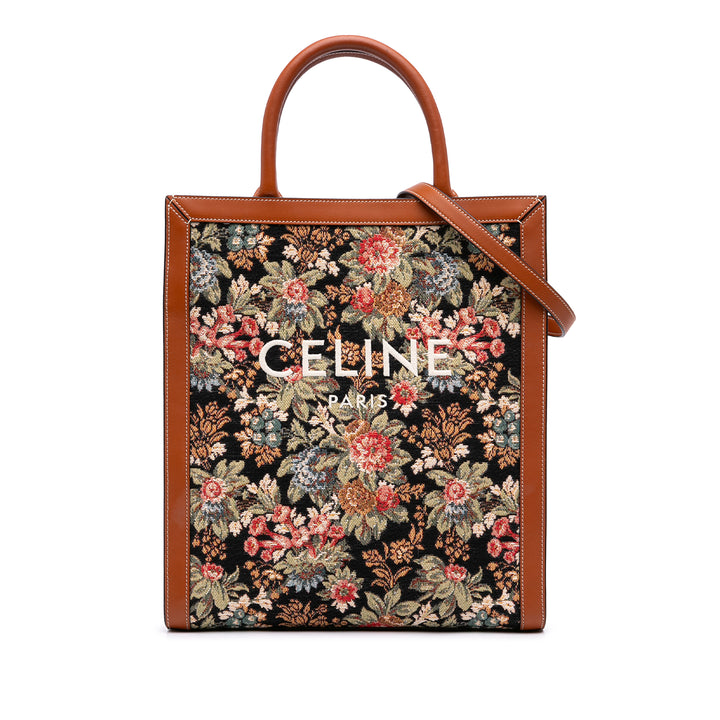 Celine Small Jacquard Cabas vertical