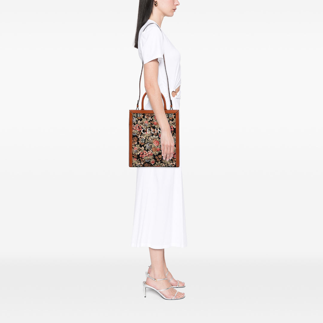 Celine Small Jacquard Cabas vertical