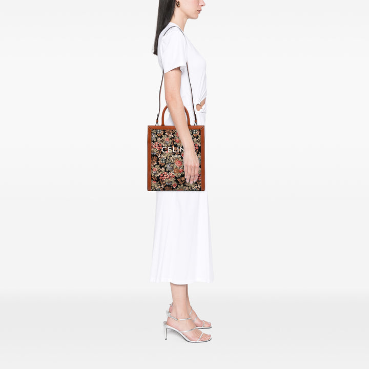 Celine Small Jacquard Cabas vertical