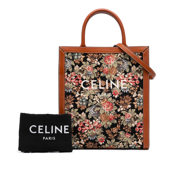 Celine Small Jacquard Cabas vertical