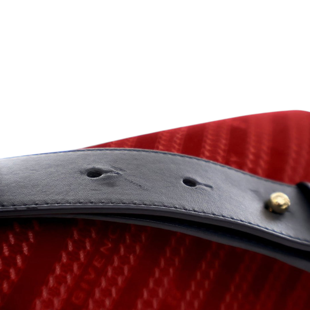 Givenchy Mini Velours Diagonal Eden Flap Rouge