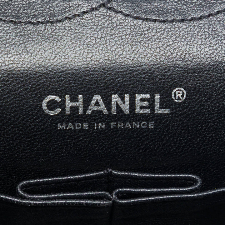 Chanel Small CC Matelassé Cuir verni Accordion Double rabat