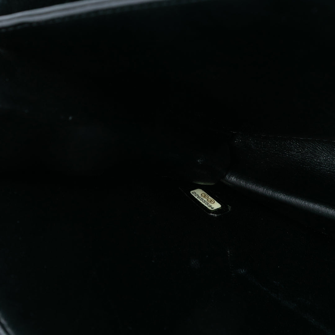 Chanel Large Matelassé Tweed Beauty Lock à rabat