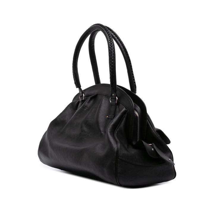 Large Calfskin My Dior Frame Handbag Black - Gaby Paris