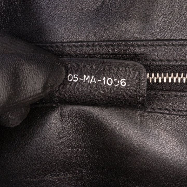 Large Calfskin My Dior Frame Handbag Black - Gaby Paris