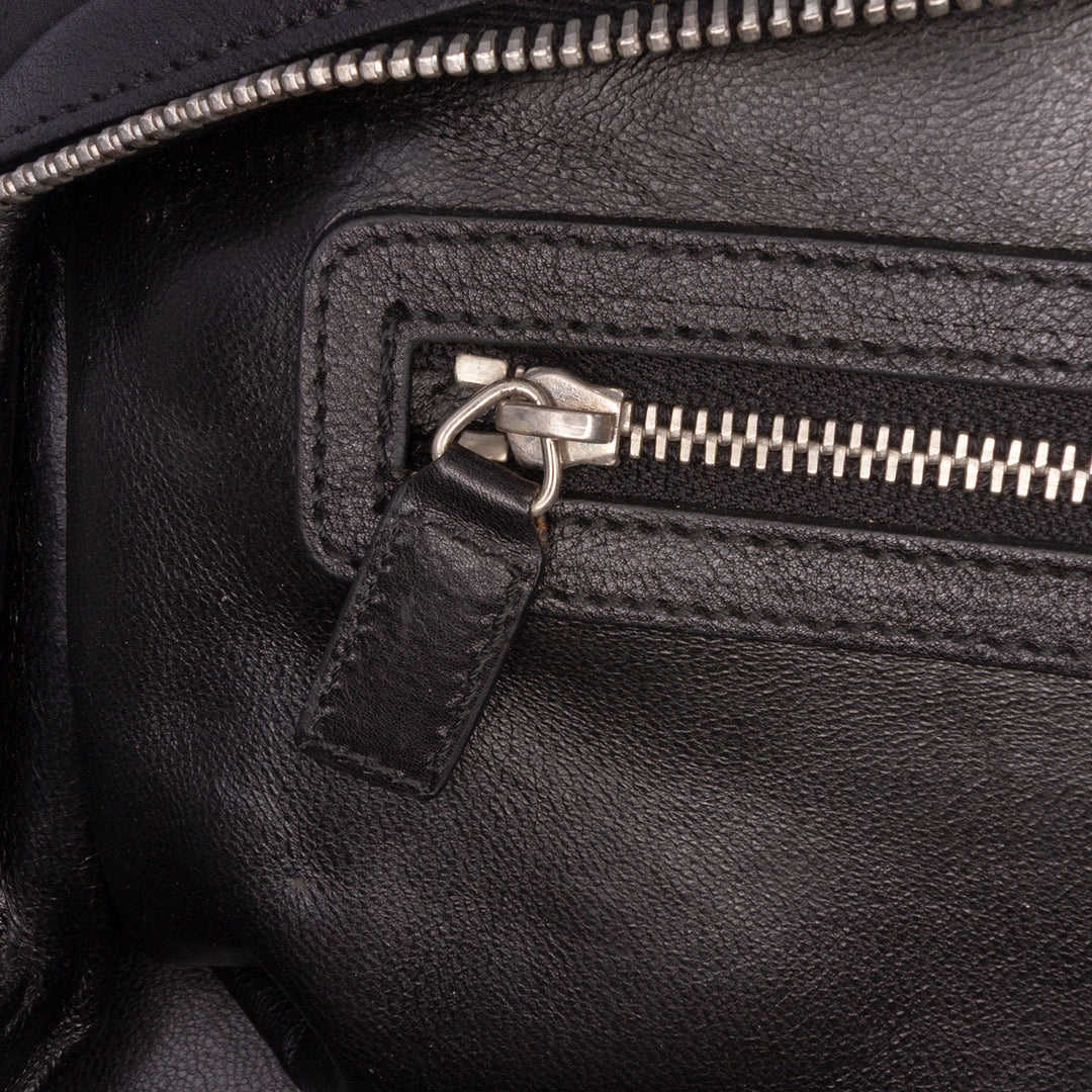 Large Calfskin My Dior Frame Handbag Black - Gaby Paris