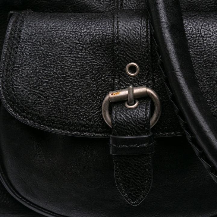 Large Calfskin My Dior Frame Handbag Black - Gaby Paris