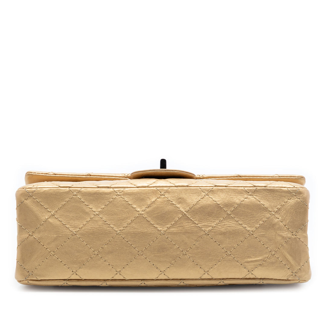 Chanel Matelassé vieilli Cuir de veau Reissue 2.55 Double rabat 225