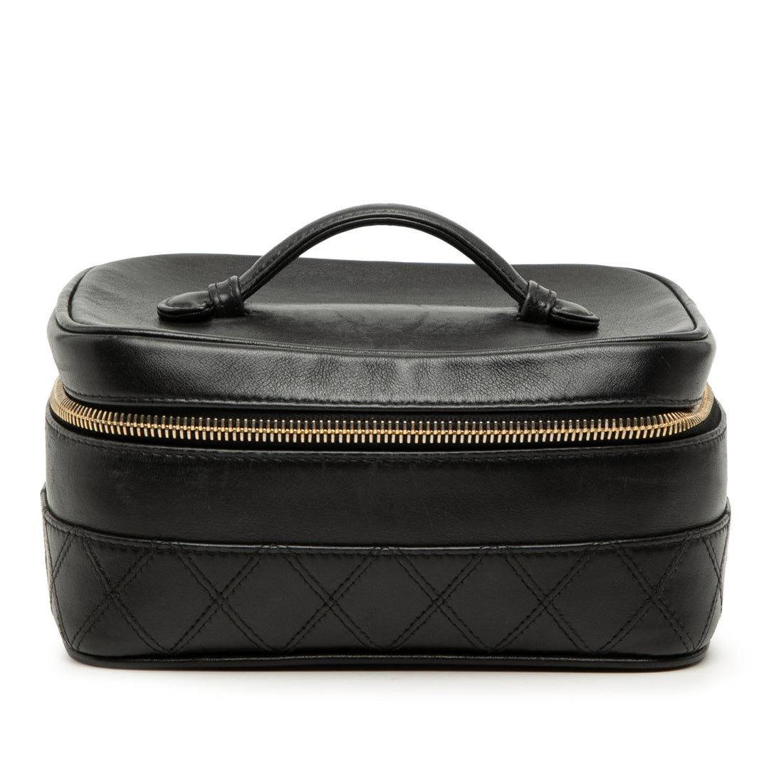 Chanel CC Matelassé Cuir d’agneau Vanity