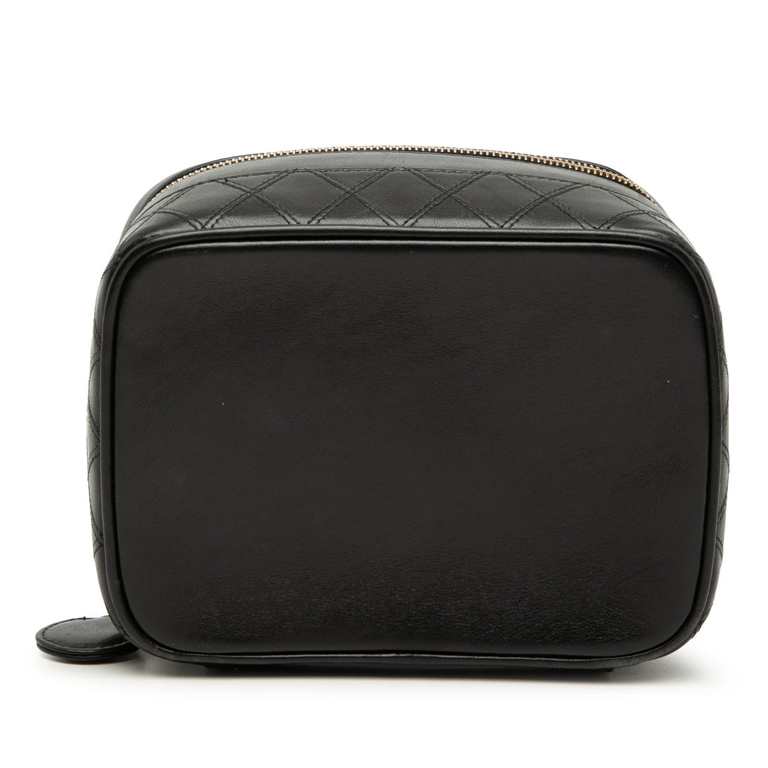 Chanel CC Matelassé Cuir d’agneau Vanity