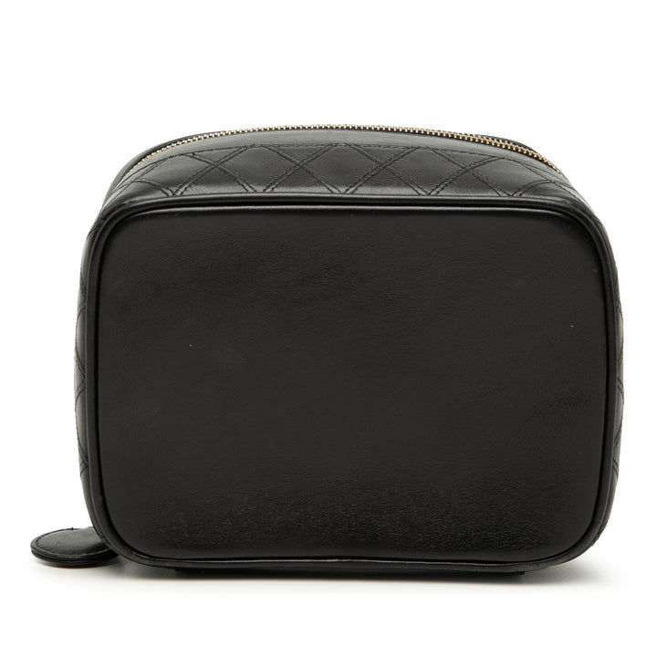 Chanel CC Matelassé Cuir d’agneau Vanity
