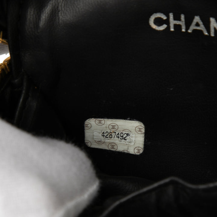 Chanel CC Matelassé Cuir d’agneau Vanity