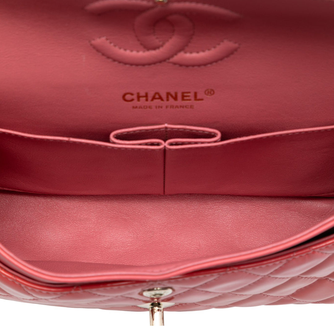 Chanel Small Classic Cuir verni Double rabat