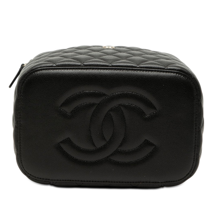 Chanel Medium CC Matelassé Caviar Vanity