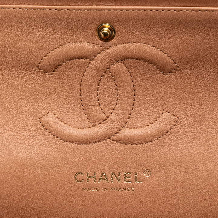Chanel Medium Classic Cuir d’agneau Double rabat