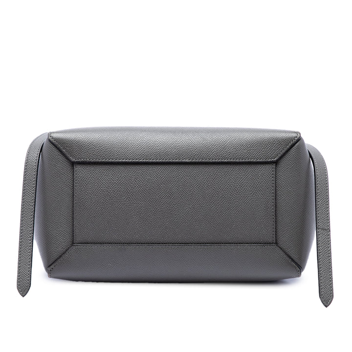 Celine grainé Sac ceinture Micro Cuir de veau grainé Gris – vue 3 – GABY PARIS