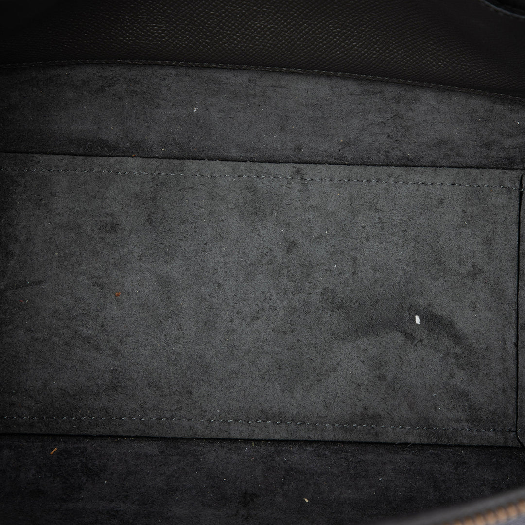 Celine grainé Sac ceinture Micro Cuir de veau grainé Gris – vue 4 – GABY PARIS